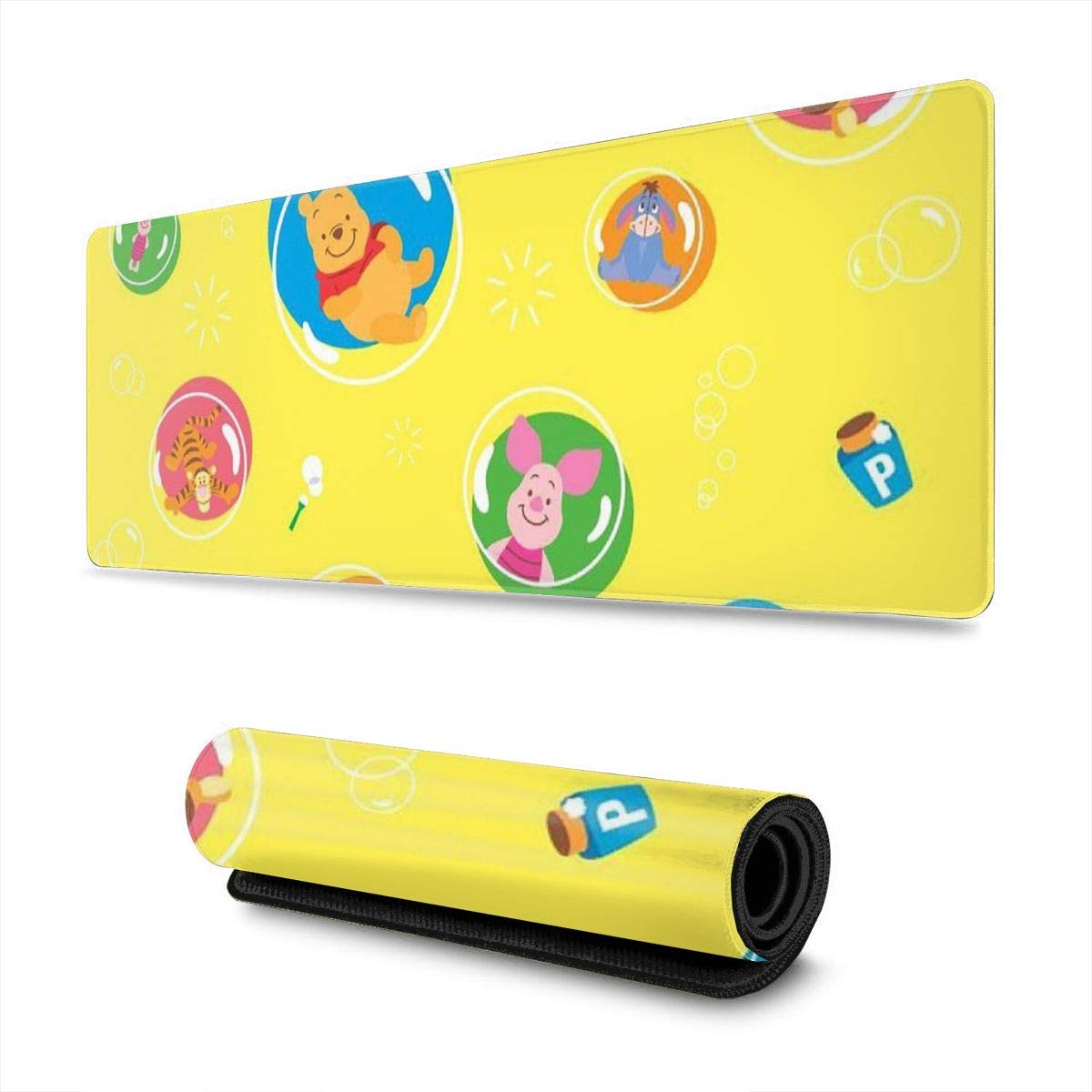 Large Gaming Mouse Pad Winnie Pooh Bubble Extended