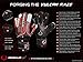 Renegade GK Vulcan Raze Goalie Gloves with Pro-Tek Finger Savers | 3.5+3mm Hyper Grip & 4mm Duratek | Black & Red Soccer Goalkeeper Gloves (Size 8, Youth-Adult, Flat Cut, Level 3)