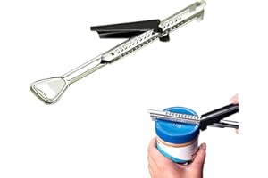 GKLUOE Jar Opener for Weak Hands, Jar Opener for Seniors with Arthritis, Adjustable Multifunctional Stainless Steel Can Opener Jar Lid Gripper, with Bottle Cap Openers Kitchen Gadgets Fit for Most Bottles…