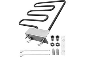 GUXPCH 1200 Watts Heating Element Kit Fit for Masterbuilt 40-inch Char-broil 1000 Deluxe Digital Electric Smoker, Electric Smoker Heating Element Replace 9907120027 120 Volt