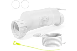 DEUOVHT T-15 Pool Salt Cell for Salt Water Pool Chlorinator System Salt Cell Replacement Part for Hayward T Cell T15 940 W3T-CELL-15 Cell Salt Chlorination Cell Up to 40000 Gallons (40000 Gallons)