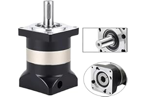 TOSEASTARS Nema23 Planetary Gearbox Speed Reducer Backlash 12 arc-min Gear Ratio 50:1 for 8mm/6.35mm Shaft 57mm Stepper Motor 40Nm 4000rpm for CNC Router Benchtop Lathe Machine 3D Printer