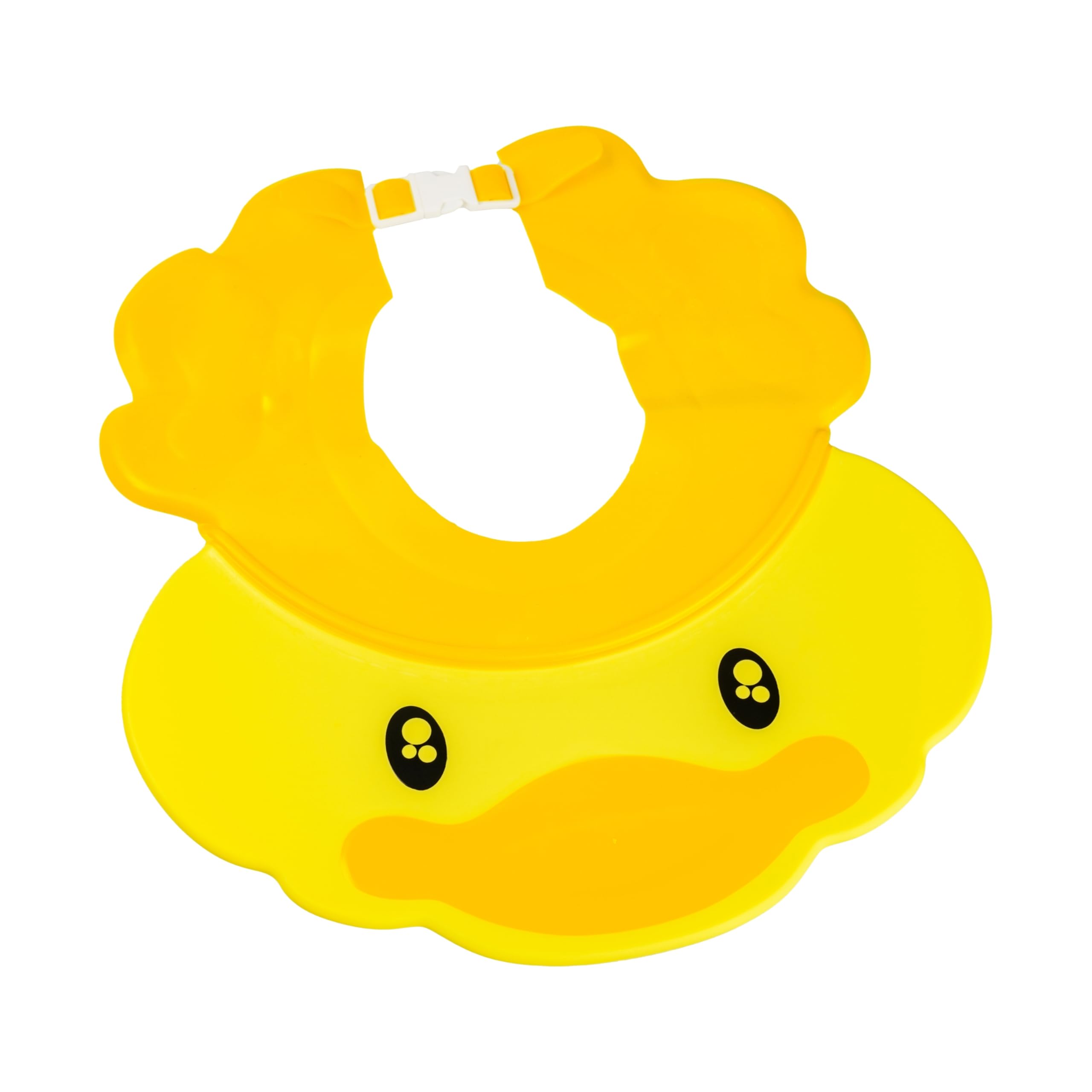 Adjustable eye and ear protection, 1 piece, in yellow, soft shampoo protection for toddlers and adults, shower cap for children, baby shampoo cap, hair washing aid for hair washing without tears