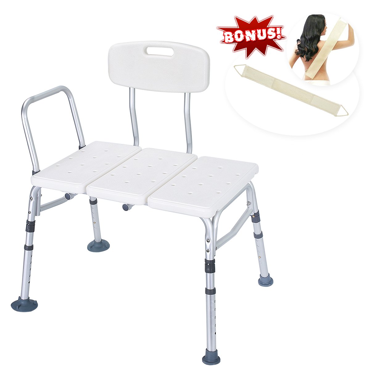 Best shower chair with back 400 lbs