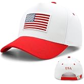 American Flag Trucker Hat, USA Patriotic Baseball Caps for Men Women