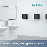 AIKE AK2630S Air Wiper Compact Hand Dryer 1400W 220V Black Plug & Go view 6