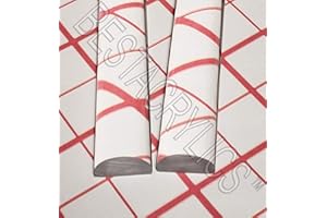 BEST ACRYLICS 2 Pcs 1/2" x 12" Long Clear Extruded Acrylic Half Round Rods 2Pcs .50 Dia. 12.7mm x 304.8mm PMMA