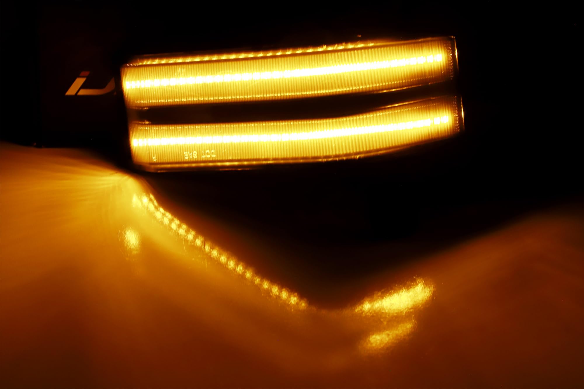 ダークネス&ライト Smoked Amber LED Side Marker Lights For Porsche 911 (2019+)