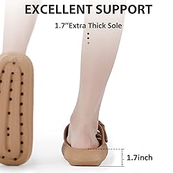 OZLOOK Pillow Slippers for Women Men - Cloud Slides