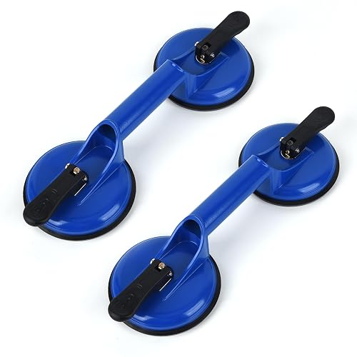 Fcho FCHO Suction Cups Heavy Duty Aluminum Vacuum Plate Handle Glass Holder ...