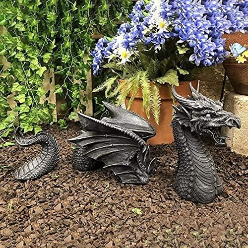 Gothic dragon statue for backyard decor, priced at $20.99.