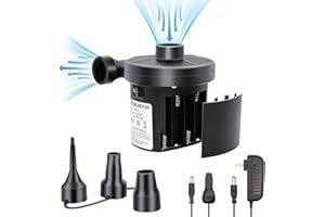 3T6B USB Rechargeable Air Mattress Pumps, Portable Electric Air Pump, Quick Air Mattress Pump for Outdoor Camping Inflatable Raft Bed Boat Swimming Ring Vacuum Bags