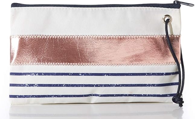 rose gold wristlet bag