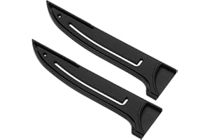 uxcell 2 Pack PP Safety Knife Cover Sleeves, Blade Edge Guards Protector, Universal Knife Sheath for 6" Boning Knife, Black