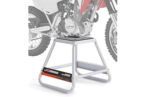 JFG RACING Dirt Bike Stand,Universal Detachable Powder Coated Non Slip Off Road Steel MX Heavy Duty Dirtbike Maintenance Moto