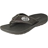 ZEP-PRO NCAA Men's Collegiate Brown Flip Flop Sandal
