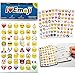 Emoji Jumbo Stickers | 960 Most Popular Emoticons | Larger in Size | Cool, Educational and Fun