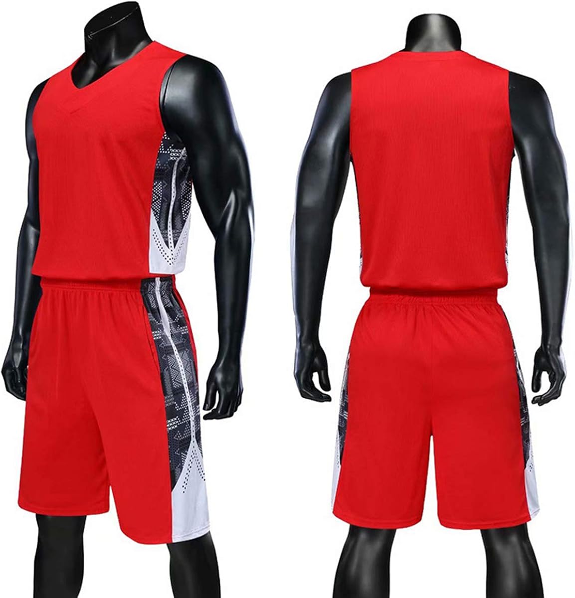 RL Basketball Clothes, Men Game Training Basketball Uniform Sports Vest