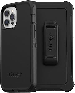 OtterBox Defender Series SCREENLESS Edition Case for iPhone 12 Pro Max - Black