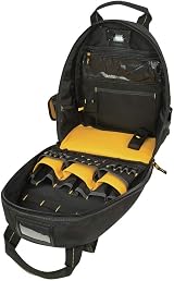 DEWALT DGL523 Lighted Tool Backpack Bag 57 Pockets Heavy Duty Storage view 7