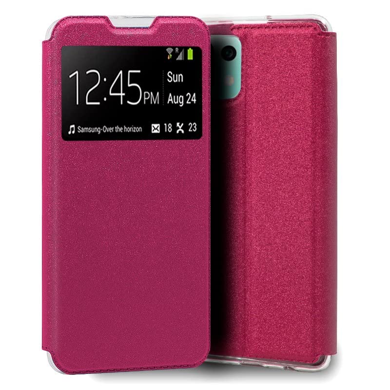 Cool Flip Cover Case for Xiaomi Mi 11 Lite/Mi 11 Lite 5G Smooth Pink