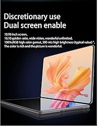 Ruchonin 2-in-1 10.95" 2.5K Dual Screen Touch