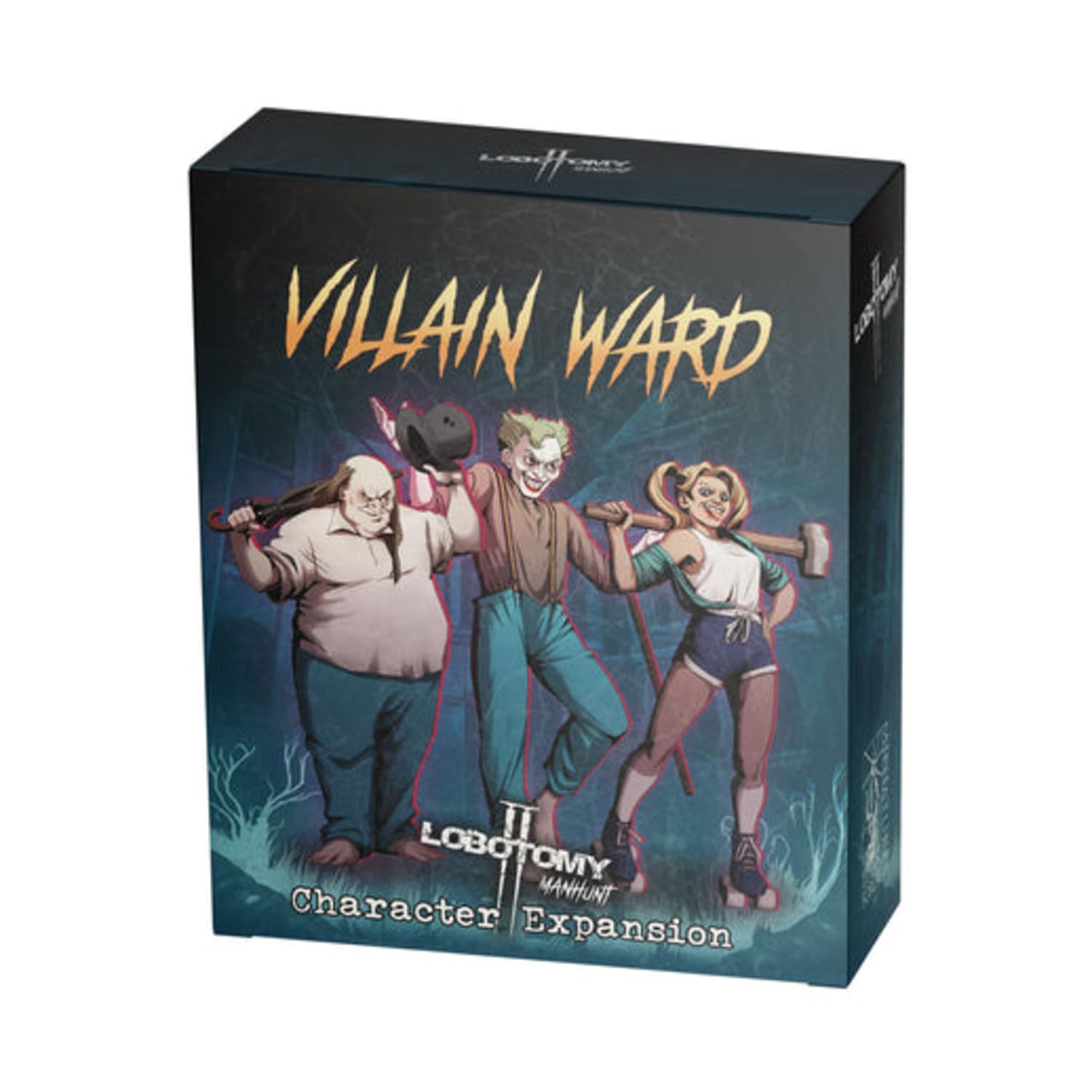 Titan Forge | Lobotomy 2: Manhunt - Villain Ward - Character Pack | Expansion | Criminal Masterminds Adds | Age 14+ | 1-5 Players | Français Version