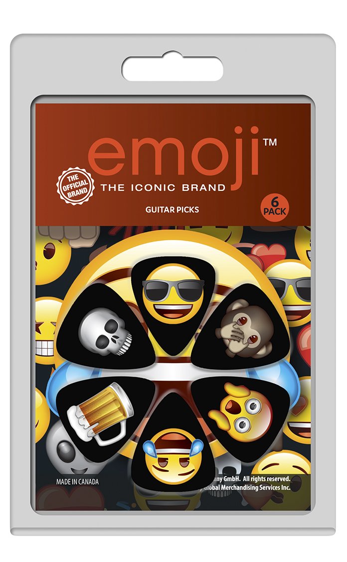 Perri's Leathers LP-EMO10 emoji Guitar Picks