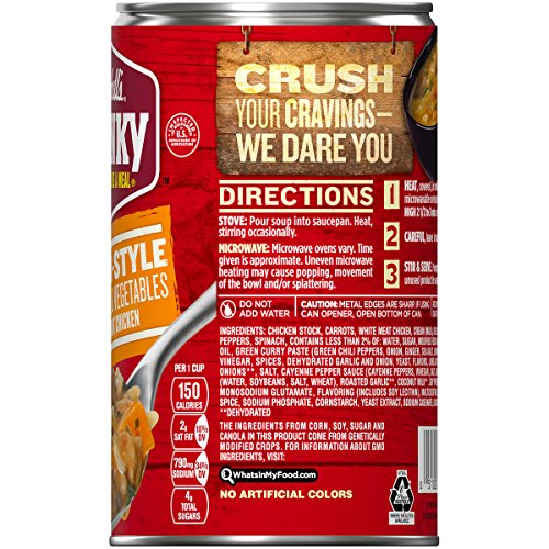 Campbell's Chunky Wicked Thai-Style Chicken with Rice & Vegetables Soup, 18.6 oz. Can