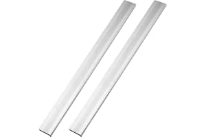 UAUAFIFI 2 Pcs 1/4" x 1" 6061 Square Aluminum Flat BAR,12" Long, 6mm X 25mm X 305mm Aluminum Flat Plate, T6511 Solid New Mill Stock
