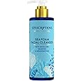 SpaScriptions Marine Moisture Sea Foam Facial Cleanser, Hydrating Foaming Face Cleanser, Purifying Daily Face Wash, Moisturizing, with Squalene, Seaweed & Meadowfoam, 7.4 oz