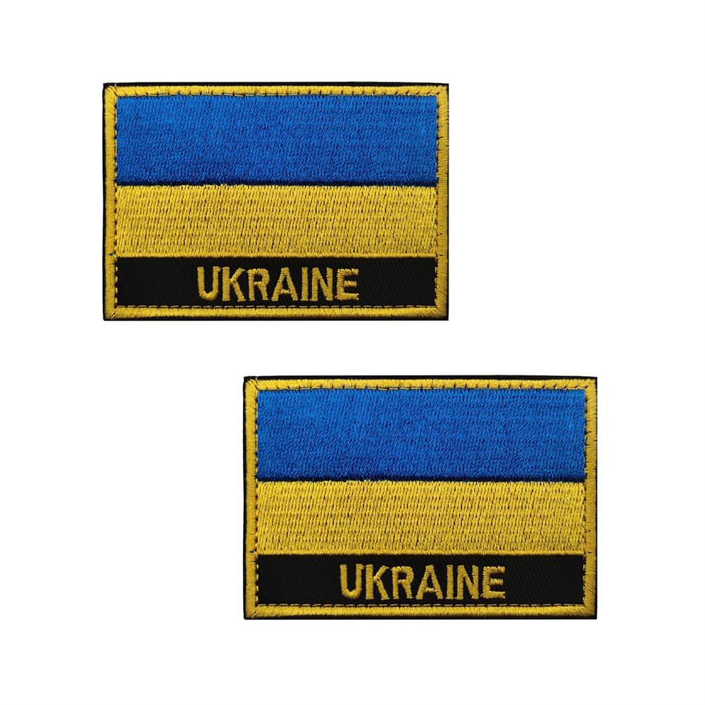 Ukraine Embroidered Patch Ukrainian National Emblem Tactical Hook&Loop Patches Morale Patches Tactical Military Badge for Backpack Caps Clothes