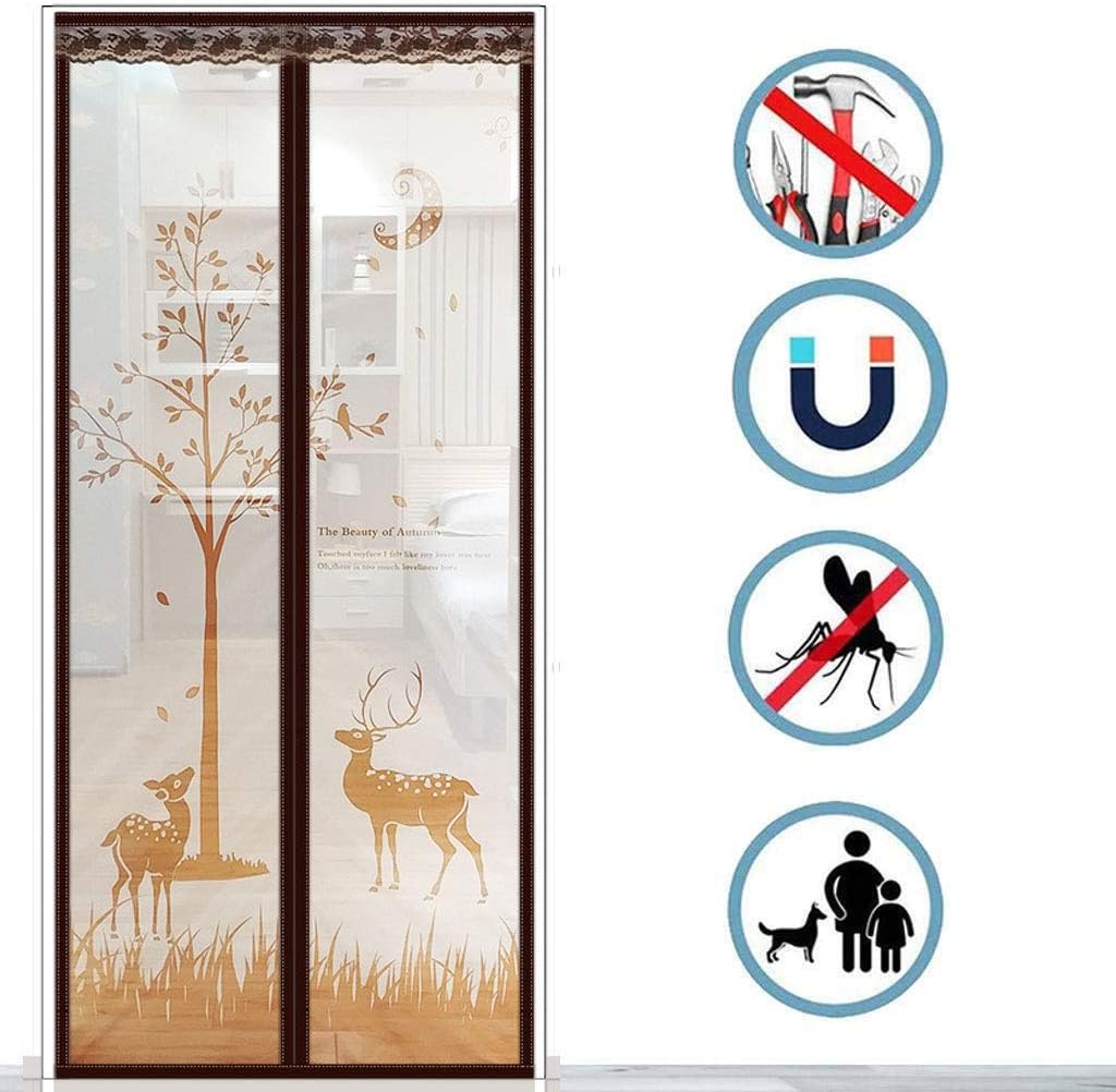 11 Screen Door, Fly Mosquito Screen Door, Self