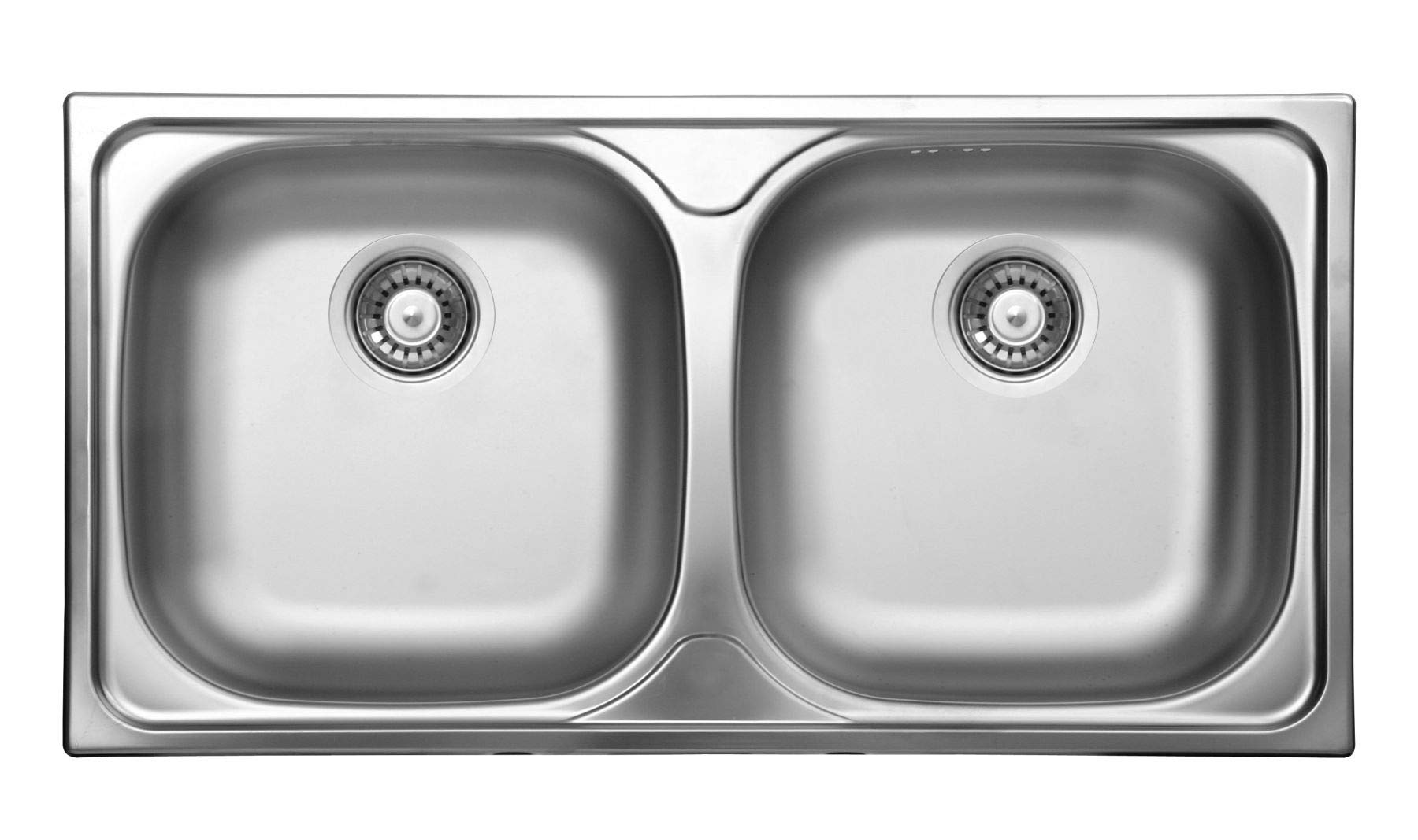 Kitchen Sink Made of Stainless Steel with A Double Bowl Xylo ZEX 0203