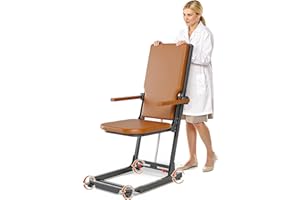 JAIOYIOS Movable Electric Chair Lift with 4 Wheels, Portable Floor Lift Chair with 330 Lbs Capacity, Devices to Lift Elderly Off Floor for Home Indoor Use