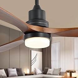 CACI Mall 52 inch Ceiling Fan with Lights Remote