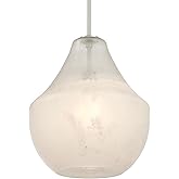 Minka Lavery 294-84 Pacific 14" Wide Pendant - Brushed Nickel with Misty White Glass