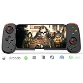 arVin Mobile Game Controller for iPhone 16/15/14/iPad/Galaxy S24/23/22/Android Phone/Tablet, Wireless Gamepad for Xbox Cloud Gaming/PS Remote Play/Call of Duty Warzone Mobile/Genshin/Roblox/Diablo