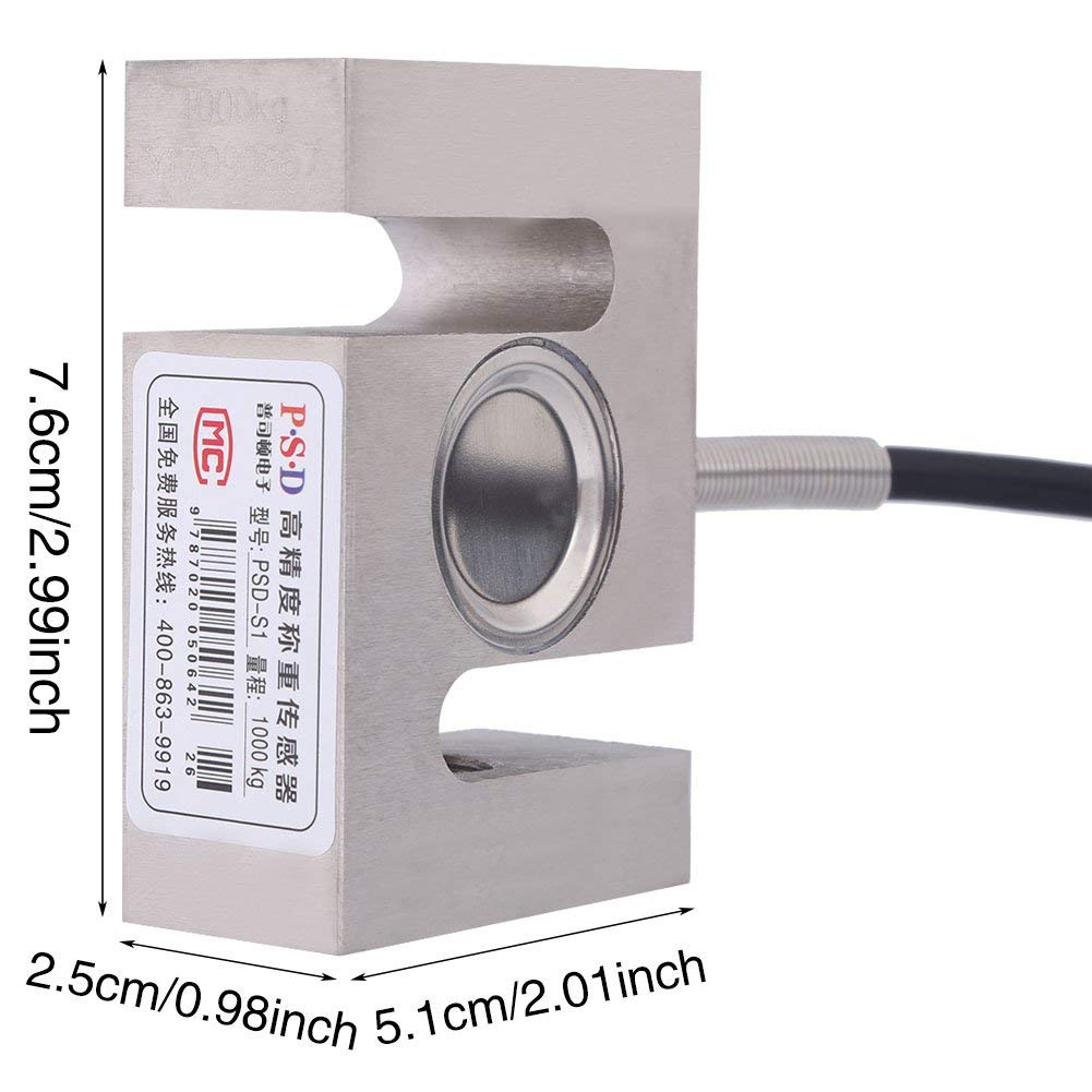 Weighting Scale Rls 1000 Sensor Mua Metal Load Cell Scale Weighting Sensor 1000kg/2204lb, Weighing ...