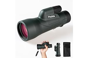 12x50 Monocular Telescope for Adults, High Powered ED Compact Monoculars Portable Handheld Telescope with BAK4 Prism FMC Lens