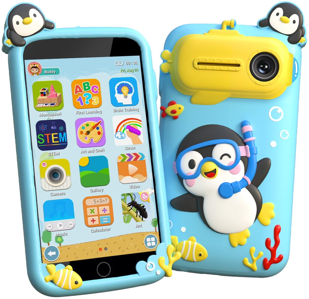 Photo 1 of **MISSING PARTS**
Kids Smart Phone, Educational Kids Toys Phone with 220+ Games, 3.97" Touchscreen, 5MP Camera, Parental Control, Learning Toddler Phone for Boys Ages 3-9