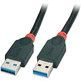 LINDY 5m USB 3.0 Cable - Type A Male to A Male, Black