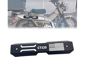 ASCSAPX Exhaust Heat Shield Guard Cover Compatible with Honda trail 125 CT125 Hunter Cub 2021 2022 2023 2024, Exhaust Pipe Guard Trim Cover Accessories
