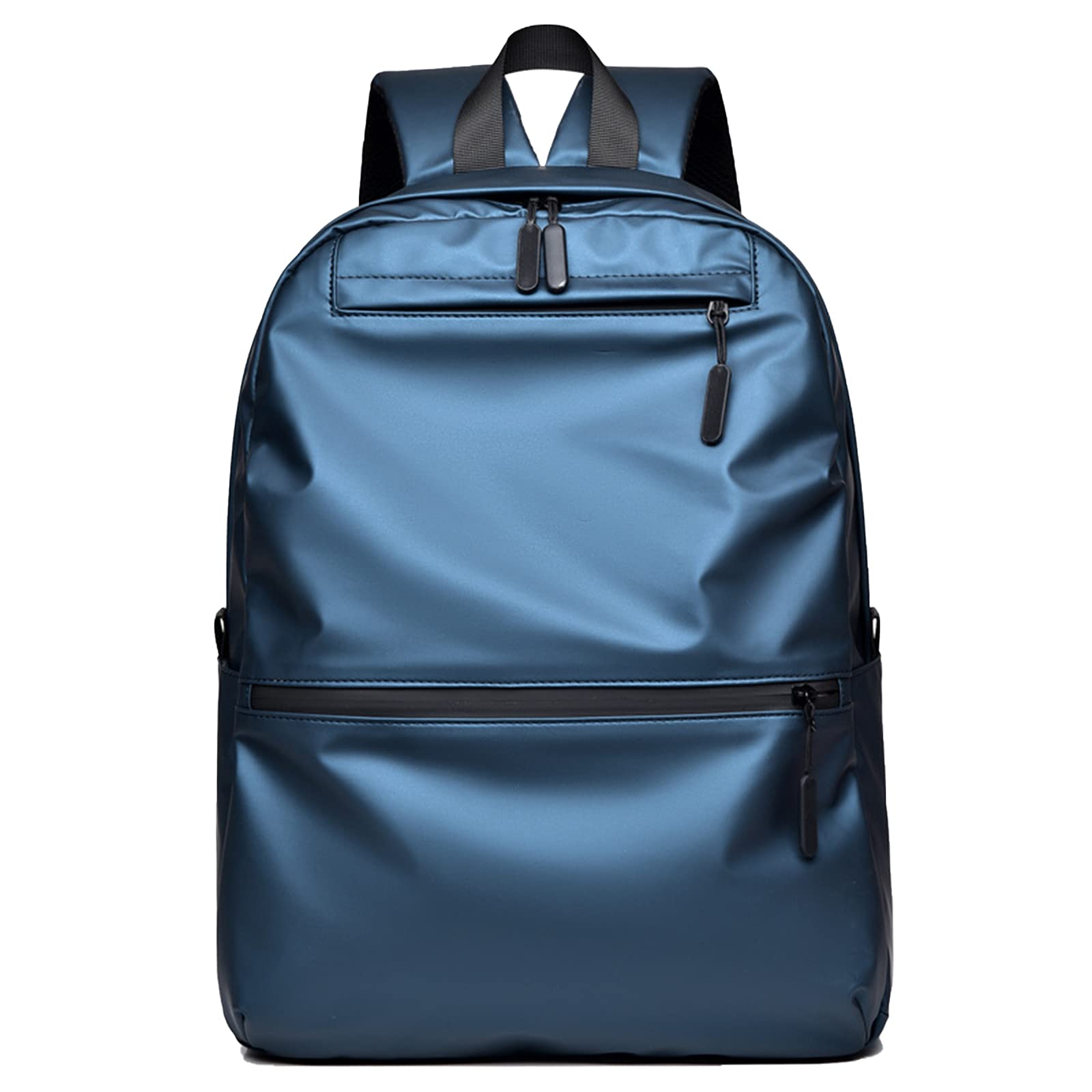 PORRASSO Men Backpack Causal Daypack Laptop Rucksack 14 Inch Laptop Waterproof Backpack for College Travel Daily Use Blue