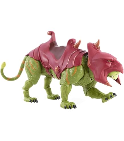 Panthor Retro Play (fourrure Réaliste) - Masters Of The Universe Origins Mattel