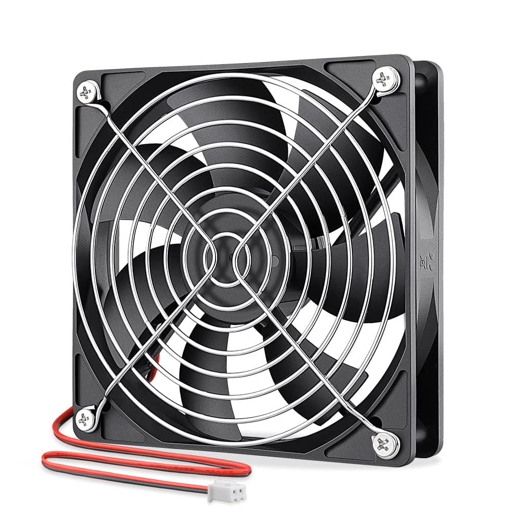 GDSTIME 120mm x 120mm x 25mm Fan DC 24V Dual Ball Bearing 2000 RPM 12025 Brushless Computer Cooling Case Fan For PC PSU Cabinet Workstation Ventilation — image 1