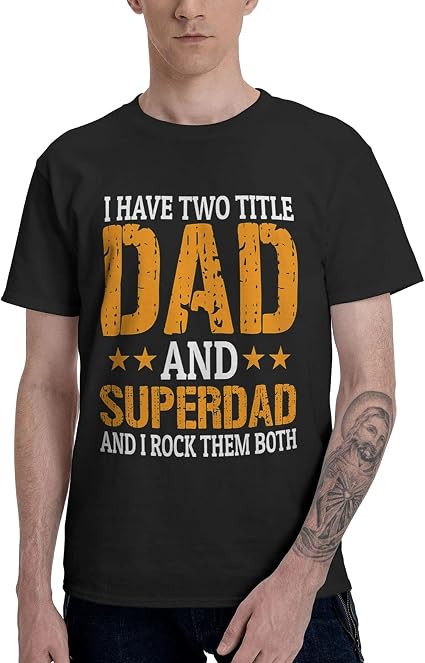 Amazon.com: Father's Day T Shirt Men's Cool Short Sleeve T-Shirt (Made