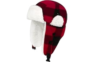 Sarfel Toddler Winter Hat Baby Boy Winter Hat Sherpa Lined Toddler Warm Fleece Hats Kids Trapper Hats for Boys Girls Beanie