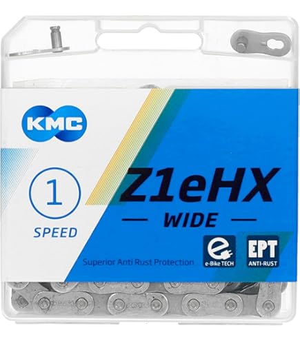 Amazon.com : KMC, Z1eHX, Chain, Speed: 1, 1/8'', Links: 112