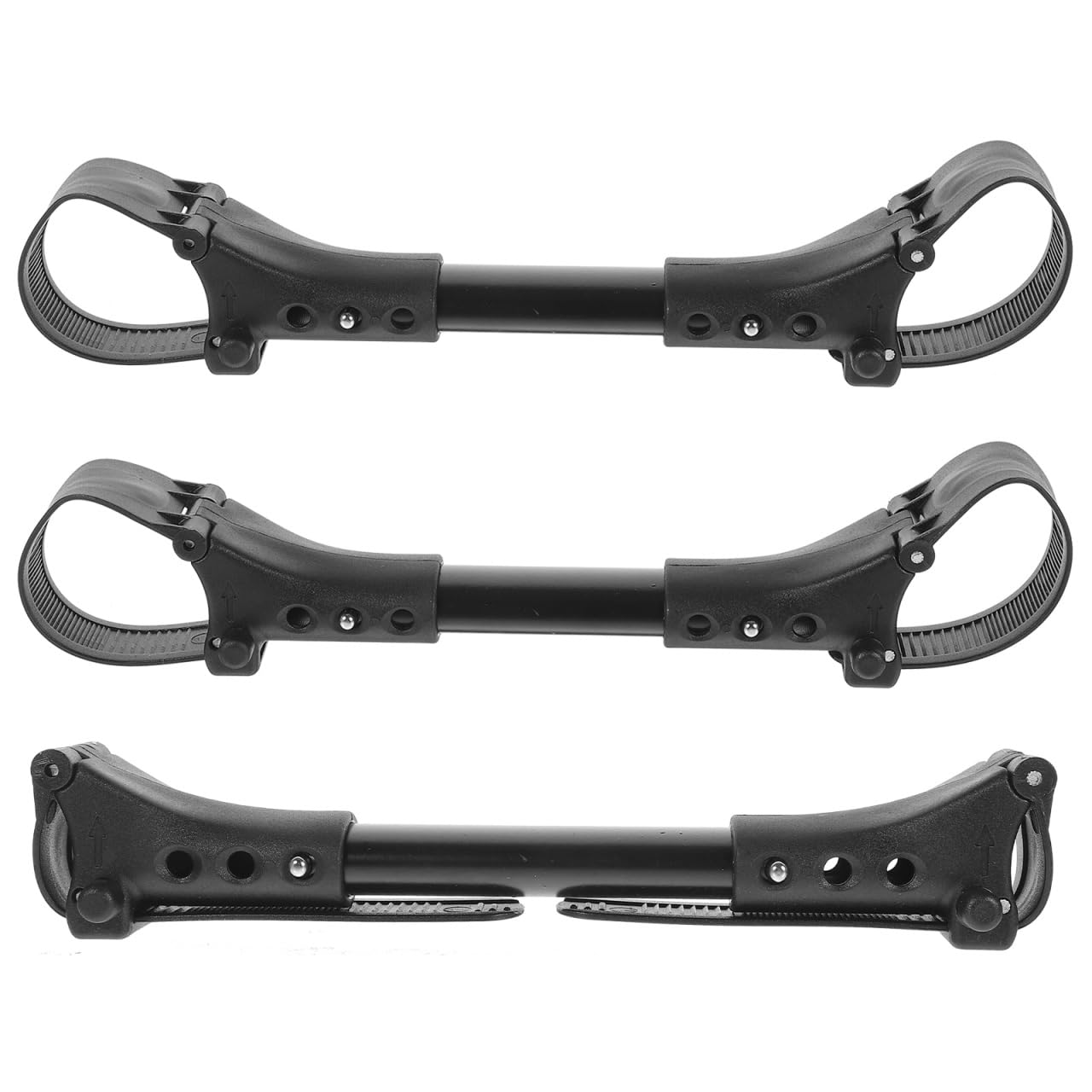 JOINPAYA Twin Baby Stroller Connectors Adjustable Universal Linker Clips for Double Prams Lightweight Durable Baby Cart Connector for Parents Babysitters